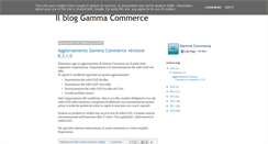Desktop Screenshot of blog.gammacommerce.it
